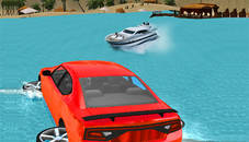 Water Slide Car Race
